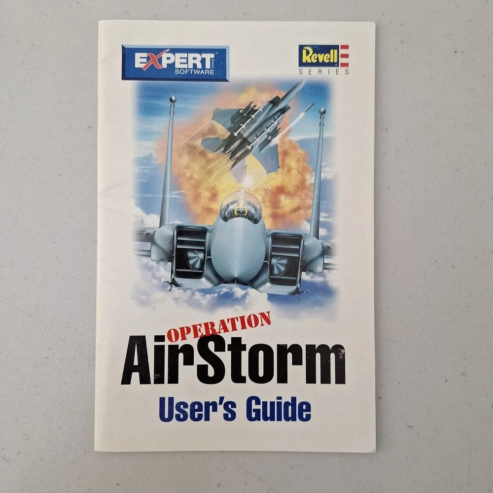 Operation AirStorm Revell Series Expert Software 1994 PC Game User's Guide